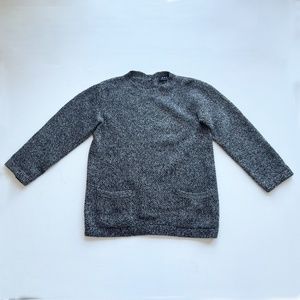 A.P.C. Camel hair sweater size XS black/white mix yarn